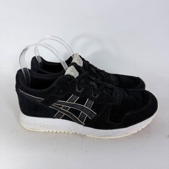 Asics Lyte Classic Athletic Running Sneakers Women's 8.5 Black Lace-Up Low Top - Picture 2 of 10